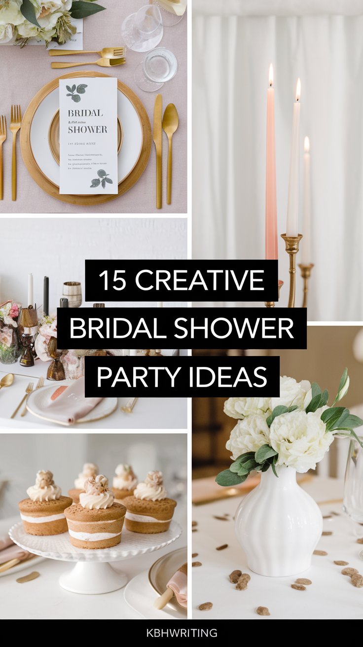 15 Creative Bridal Shower Party Ideas to Celebrate the Bride