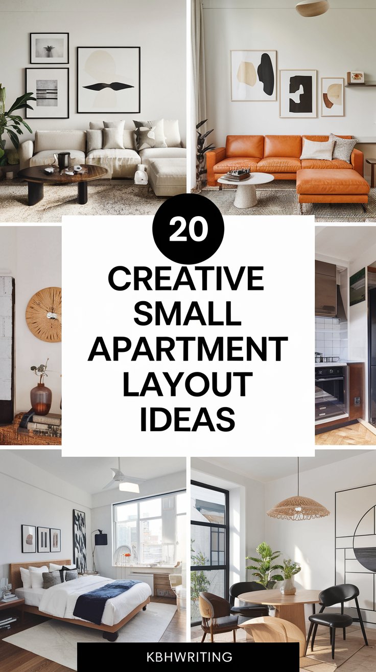 20 Creative Small Apartment Layout Ideas