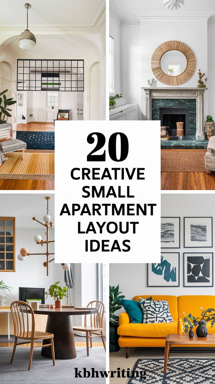 20 Creative Small Apartment Layout Ideas