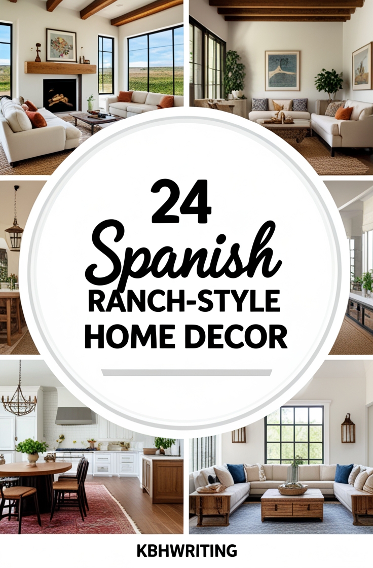 24 Spanish Ranch-Style Home Decor Ideas