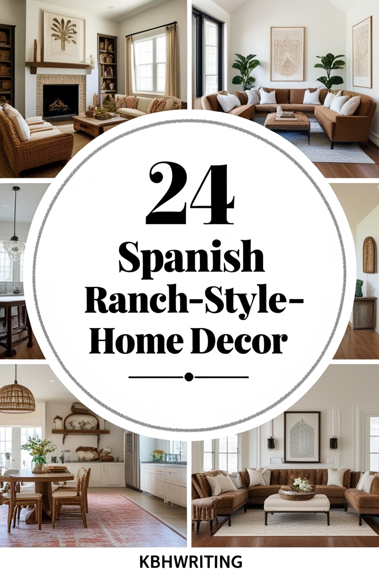 24 Spanish Ranch-Style Home Decor Ideas