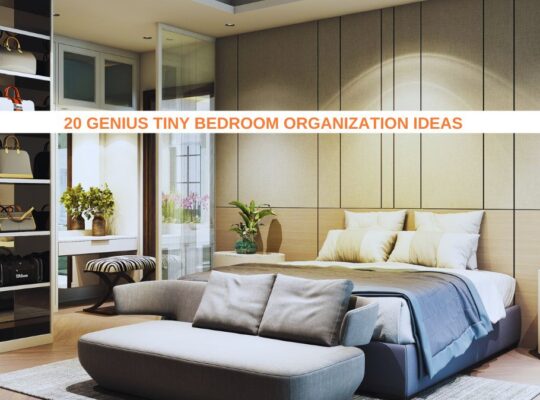 20 Genius Tiny Bedroom Organization Ideas