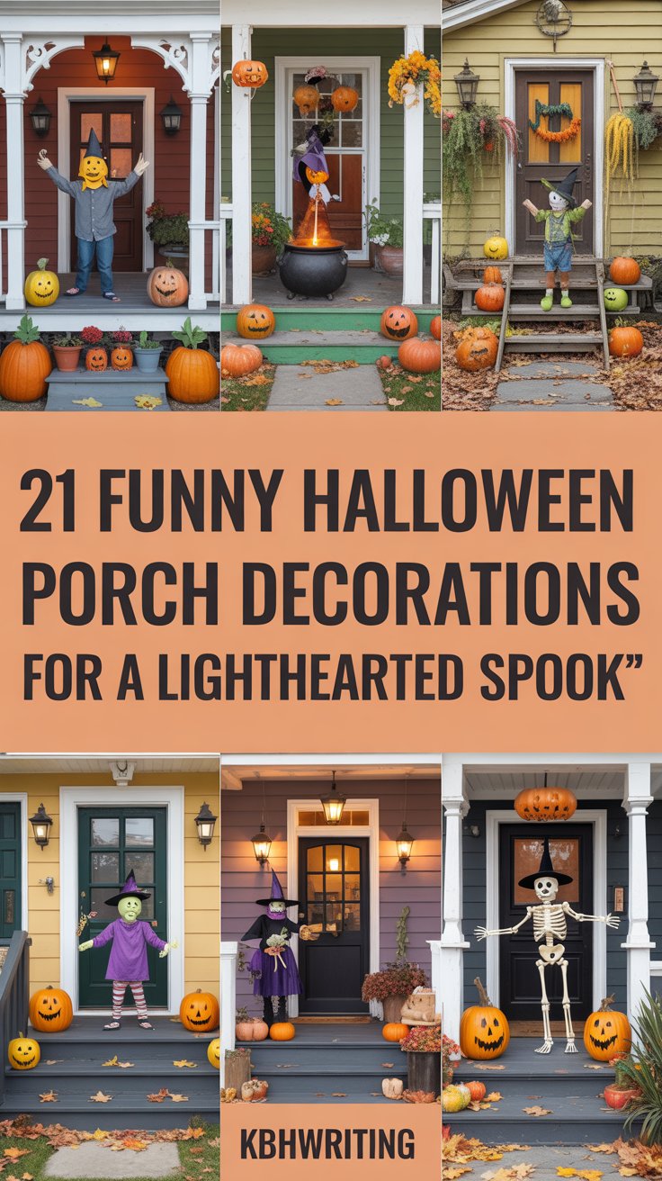 21 Goofy Halloween Front Porch That Never Go Out of Style