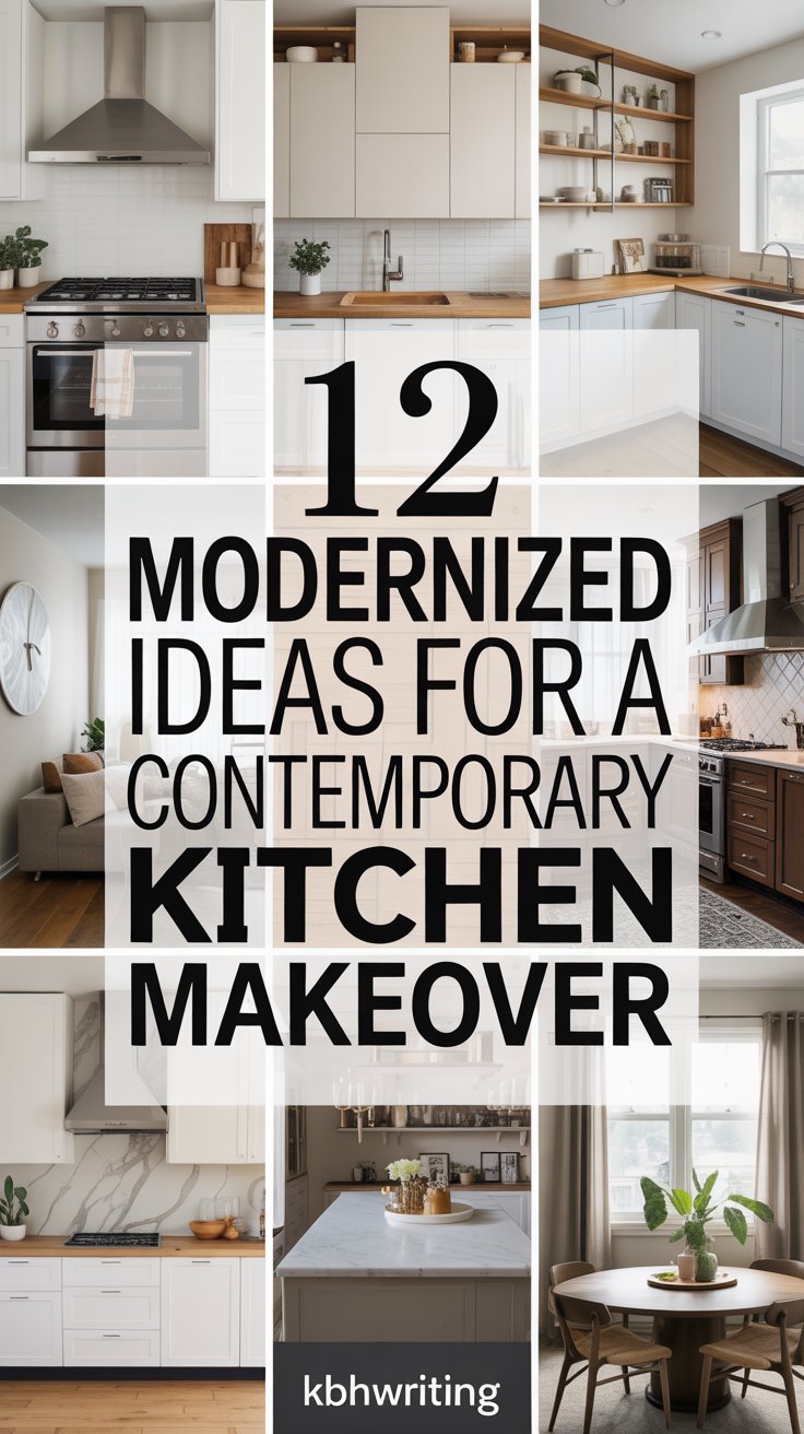 12 Modernized Ideas for a Contemporary Kitchen Makeover