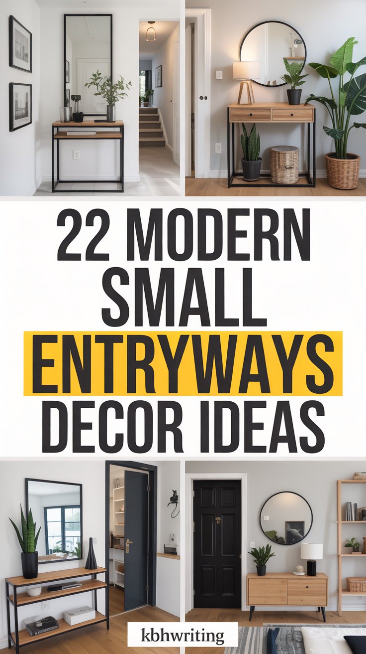 22 Chic Small Entryways Decor Ideas You Have'nt Tried