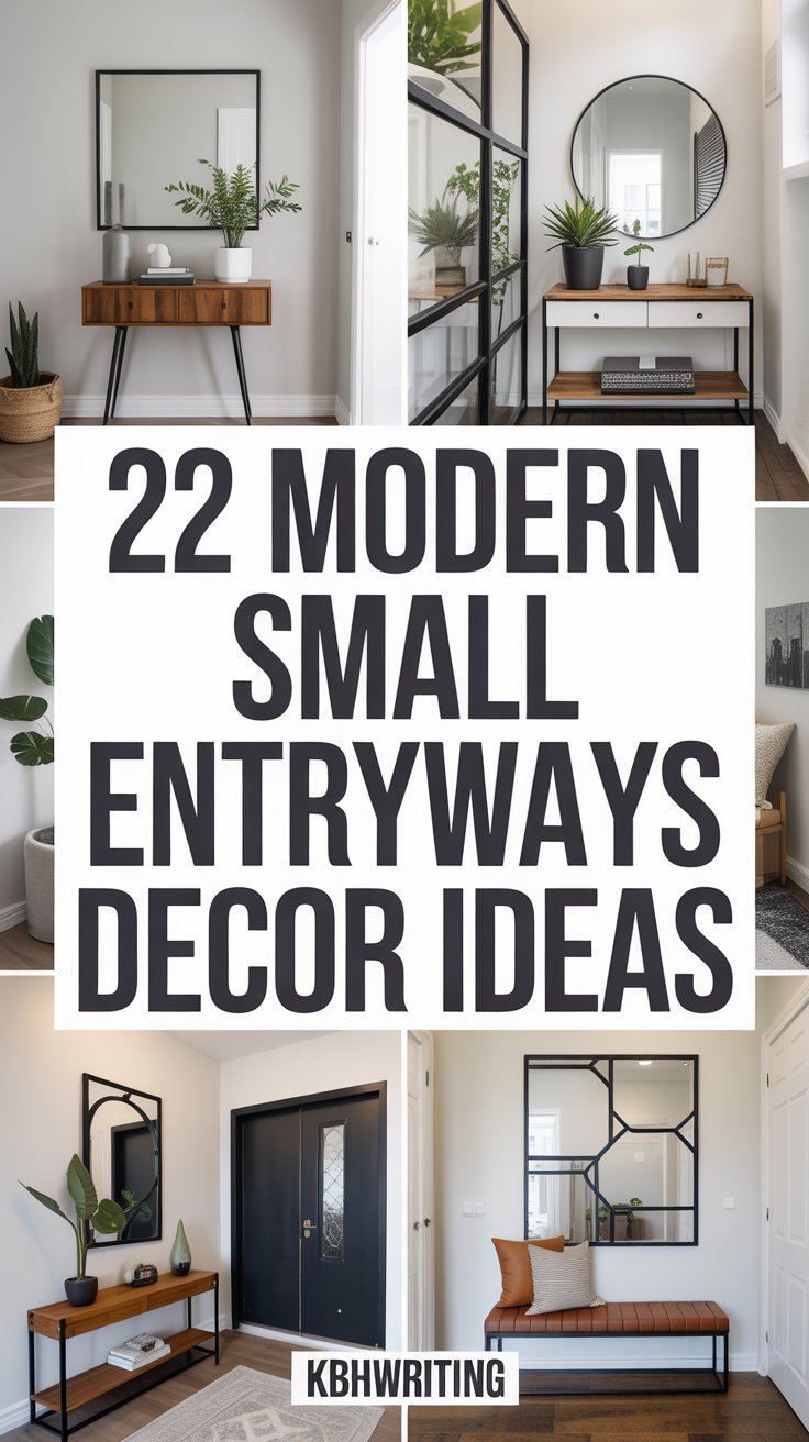 22 Chic Small Entryways Decor Ideas You Have'nt Tried