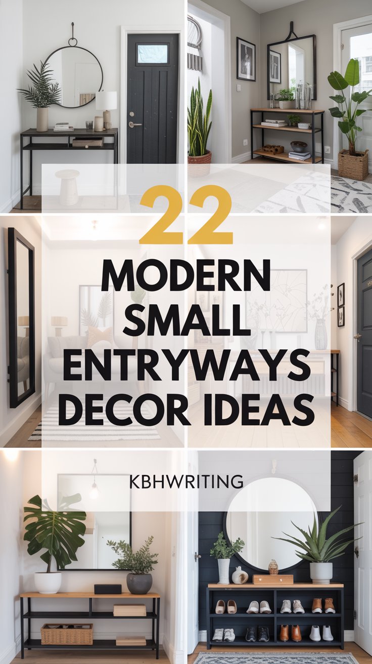 22 Chic Small Entryways Decor Ideas You Have'nt Tried