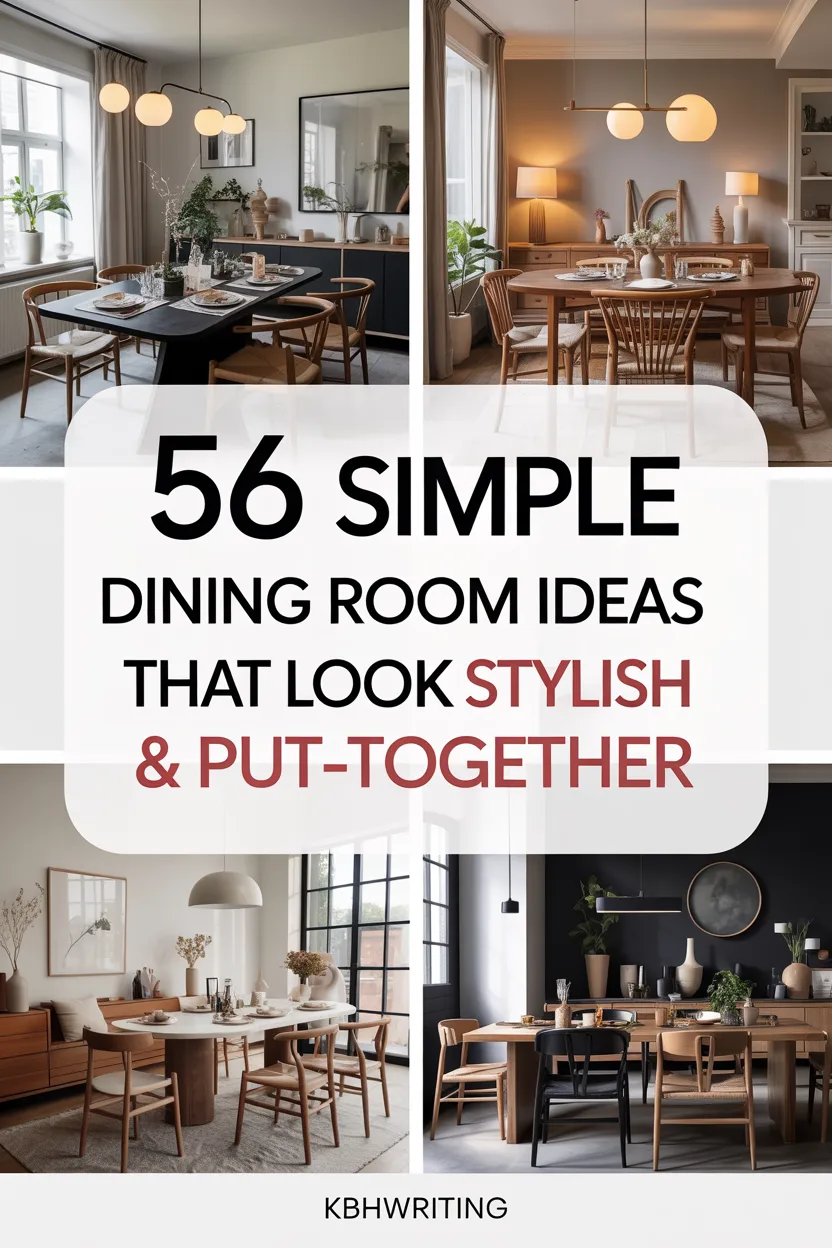 55 Beautiful Dining Room Ideas to Stylishly Elevate Your Space