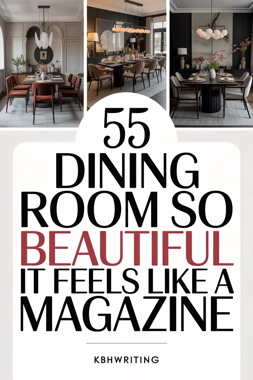 55 Beautiful Dining Room Ideas to Stylishly Elevate Your Space