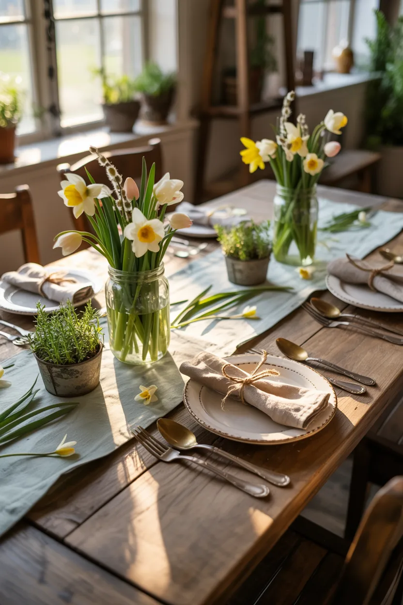 Spring Farmhouse Tablescapes: Simple Ideas That Feel Fresh and Warm