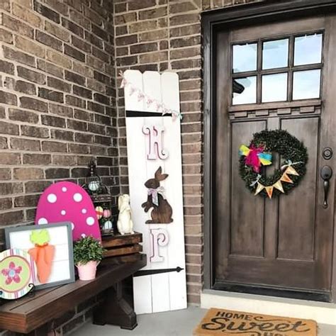 50 Cool Easter Porch Décor Ideas - DigsDigs
