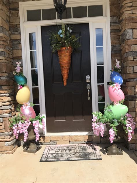 20 Cute Easter Porch Decor Ideas - Craftsy Hacks