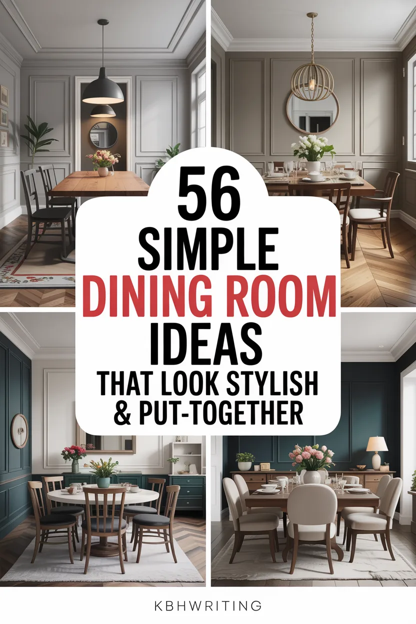 55 Beautiful Dining Room Ideas to Stylishly Elevate Your Space