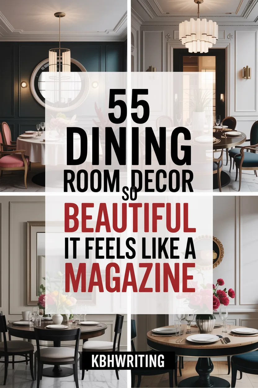 55 Beautiful Dining Room Ideas to Stylishly Elevate Your Space