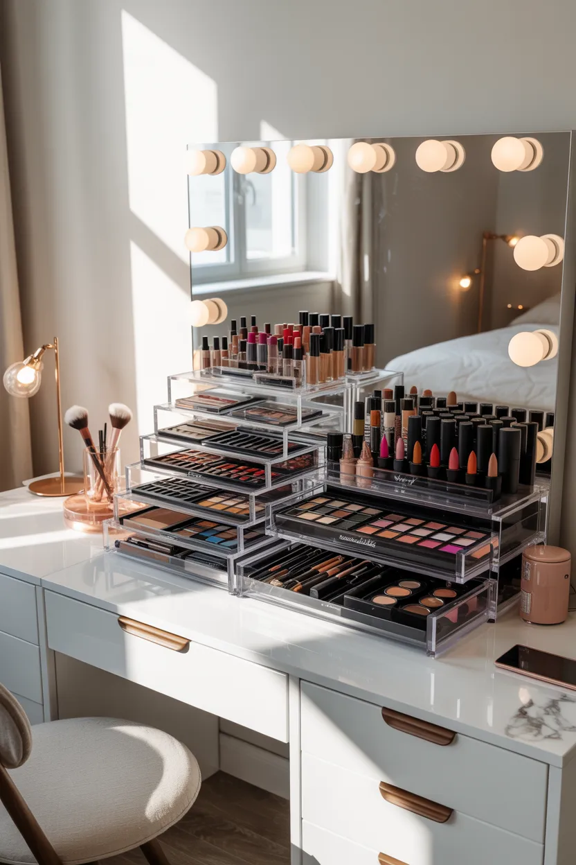 10 Stylish Modern Makeup Organization Ideas for a Clutter-Free Vanity