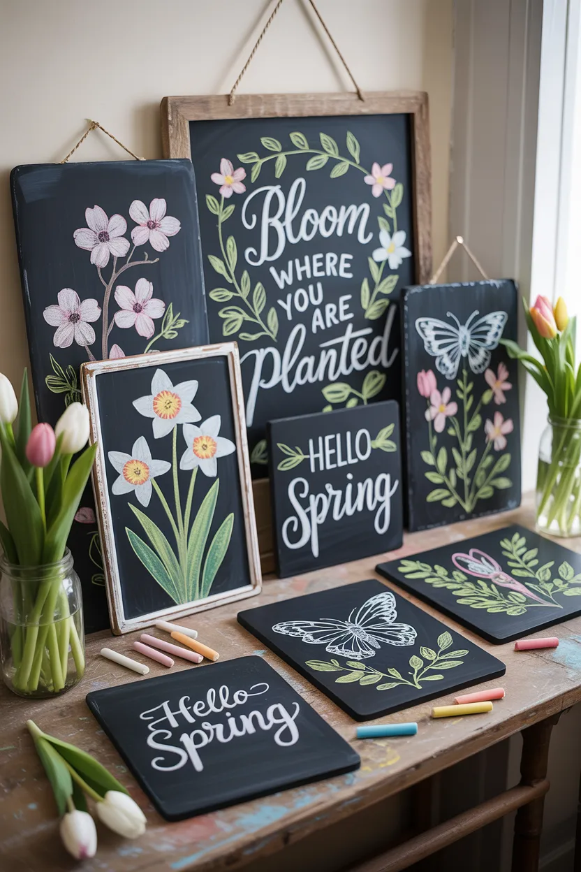 Spring Chalkboard Ideas That Look Like Hand-Lettered Magic