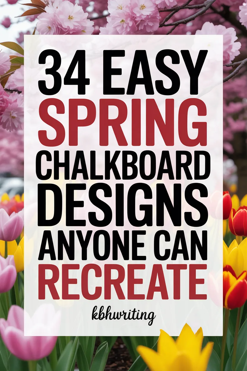 Spring Chalkboard Ideas That Look Like Hand-Lettered Magic
