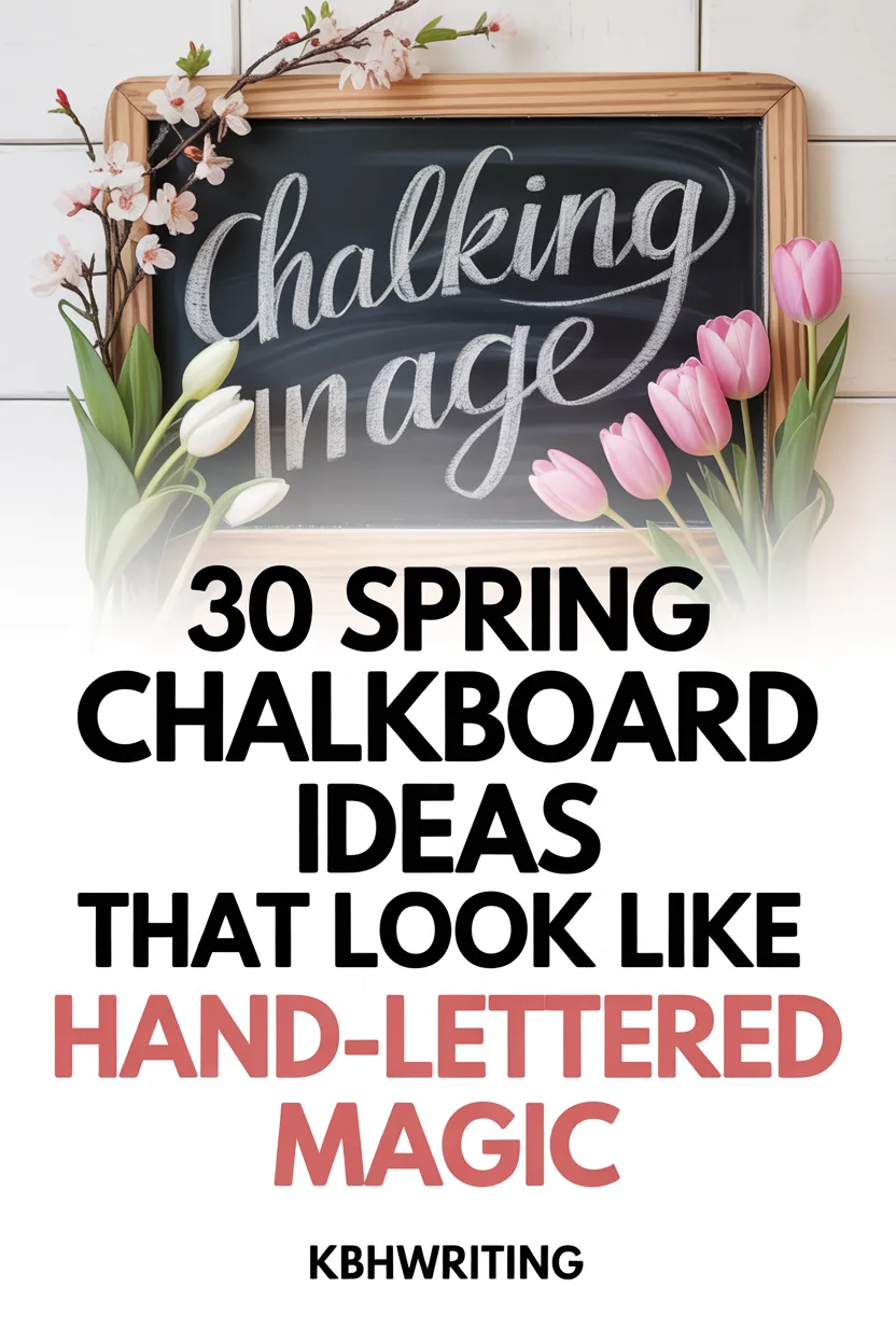 Spring Chalkboard Ideas That Look Like Hand-Lettered Magic