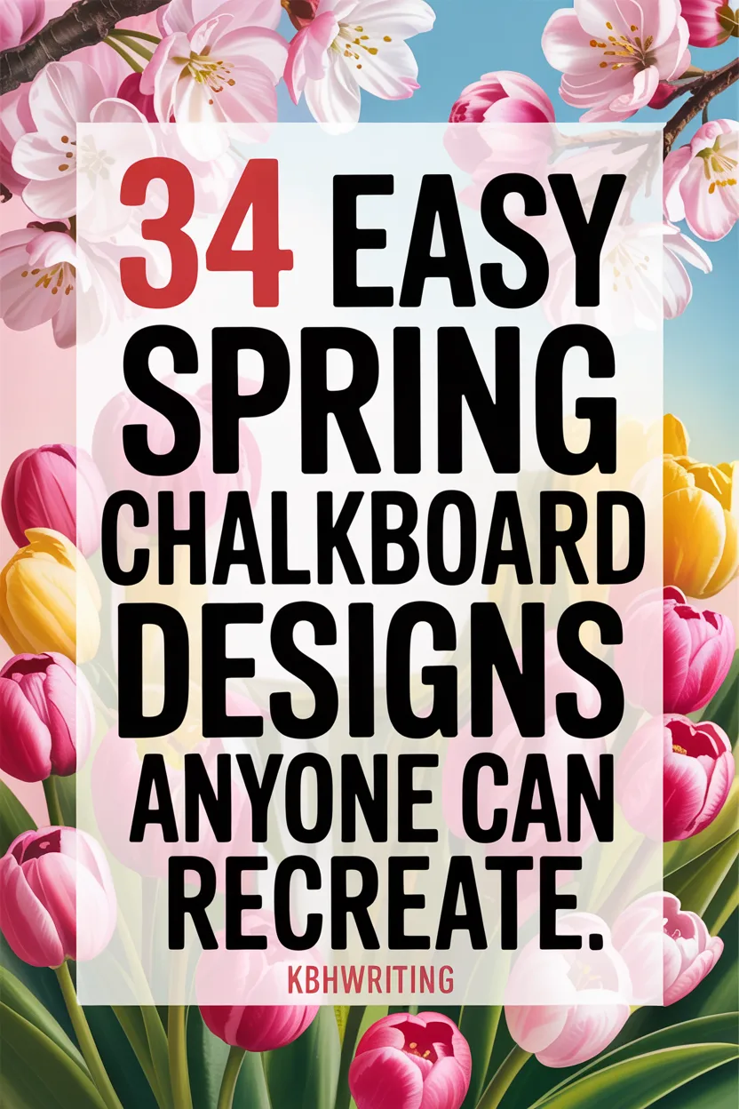 Spring Chalkboard Ideas That Look Like Hand-Lettered Magic