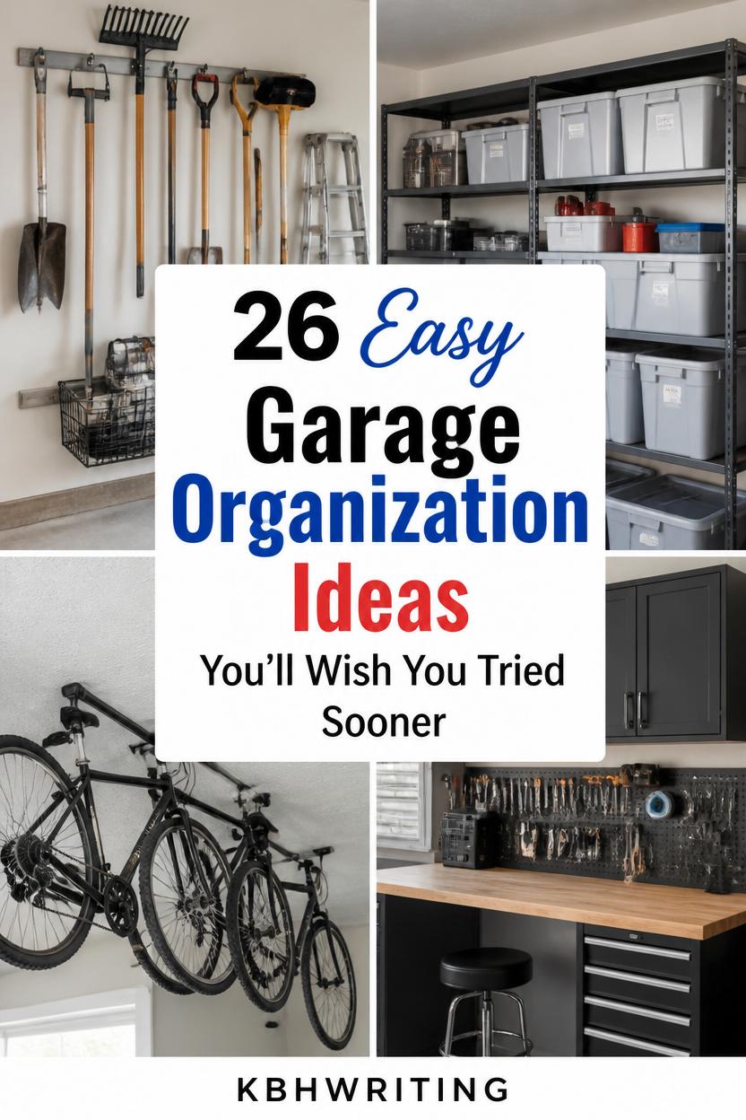 25 Genius Garage Storage Ideas to Keep Everything in Its Place