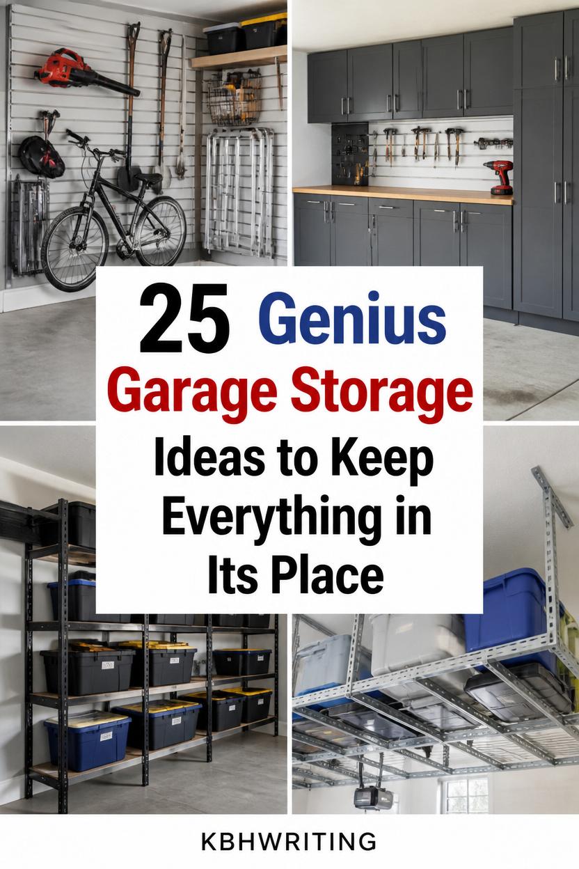 25 Genius Garage Storage Ideas to Keep Everything in Its Place