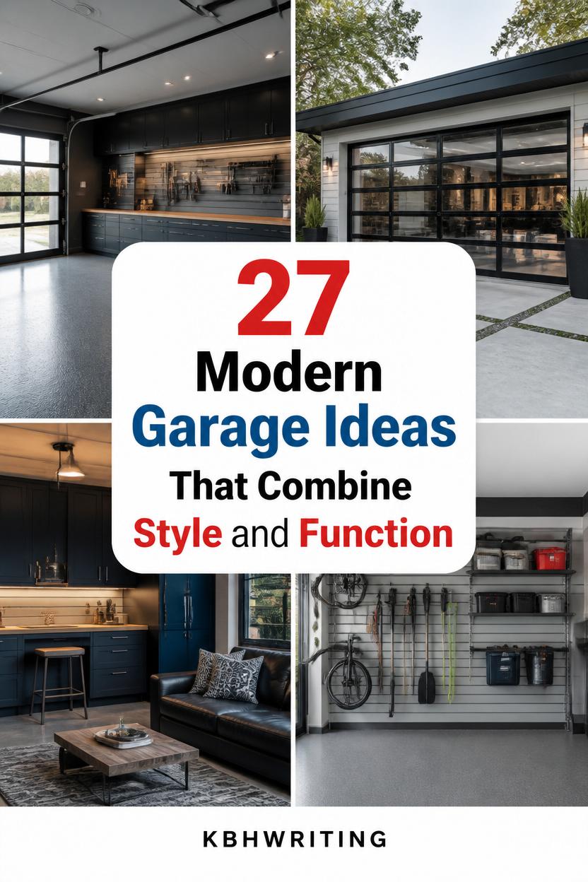 21 Modern Garage Ideas That Combine Style and Function