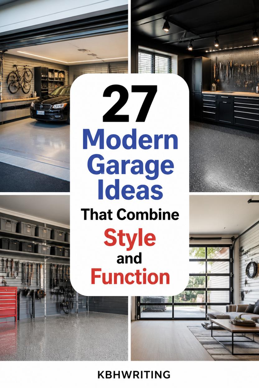 21 Modern Garage Ideas That Combine Style and Function