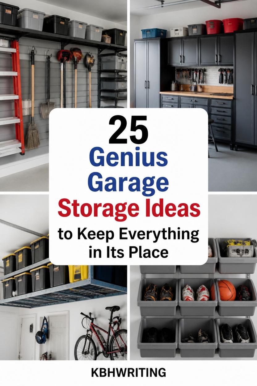 25 Genius Garage Storage Ideas to Keep Everything in Its Place