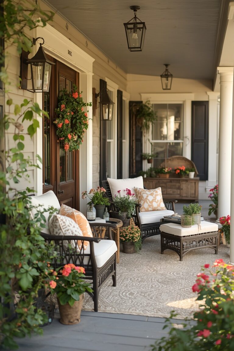Gorgeous Summer Front Porch Décor