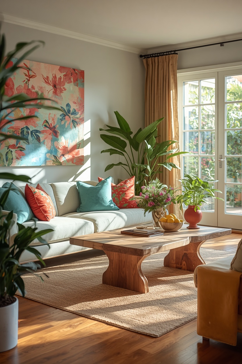 28 Summer Living Room Décor Ideas for a Seasonal Makeover