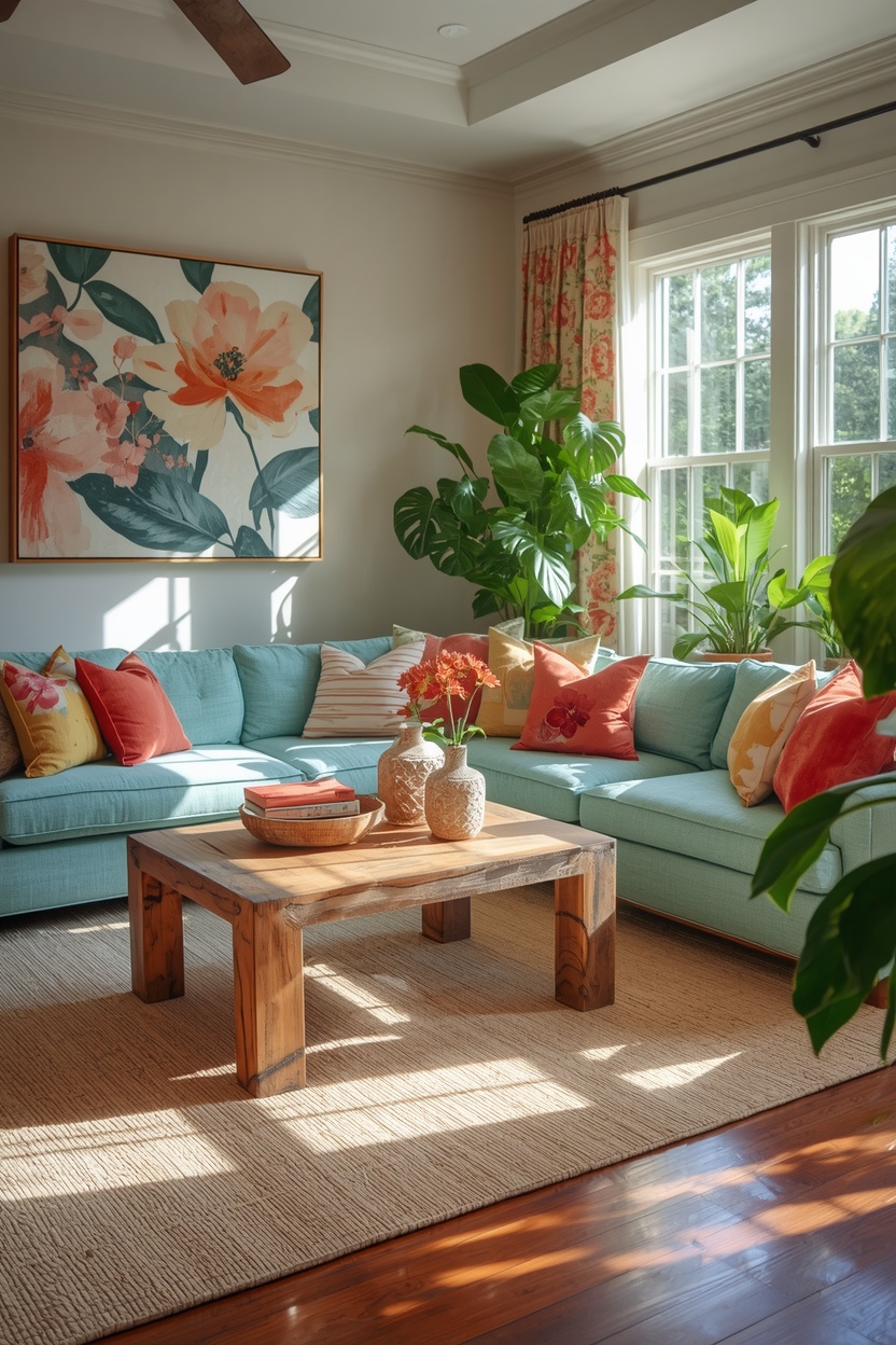 28 Summer Living Room Décor Ideas for a Seasonal Makeover